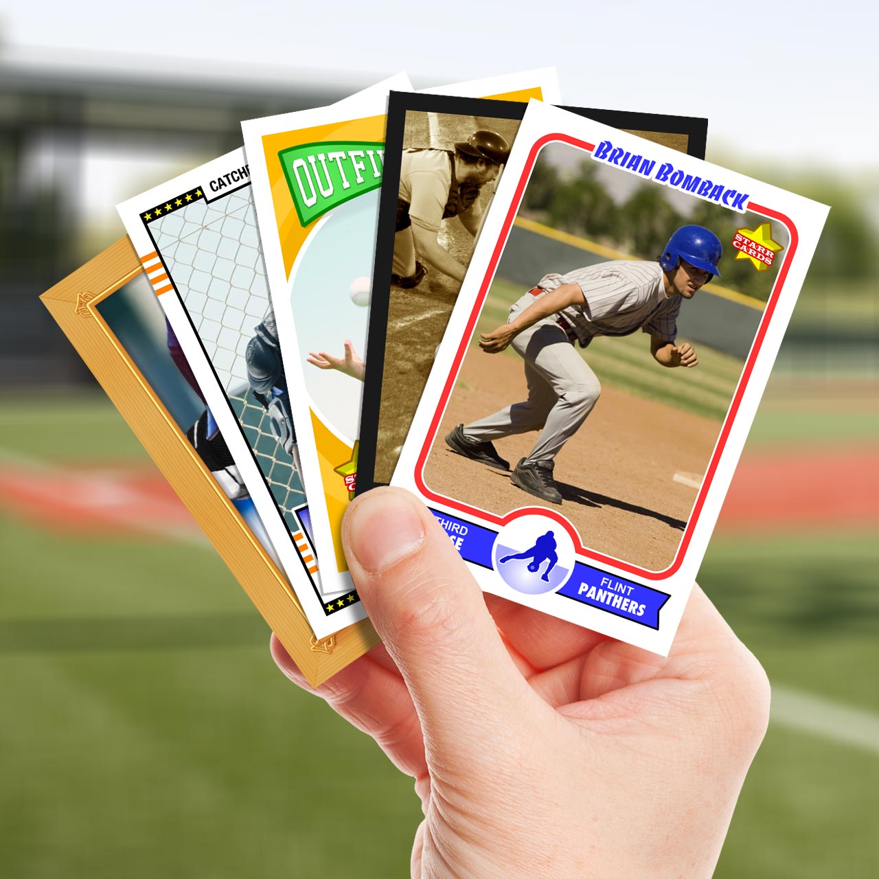 How To Make Your Own Custom Sports Cards Printable Templates Free