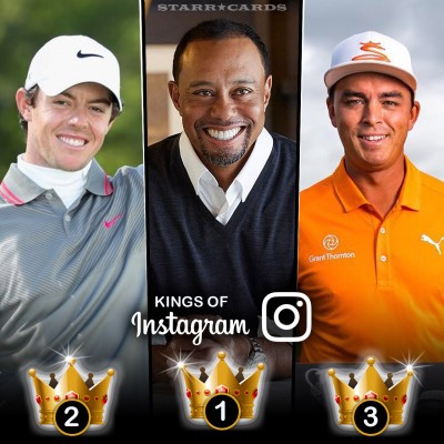 Kings of Instagram: Tiger Woods, Rory McIlroy, Rickie Fowler tops among women of golf