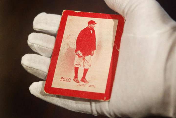 Babe Ruth, 1914 Baltimore News SGC baseball card