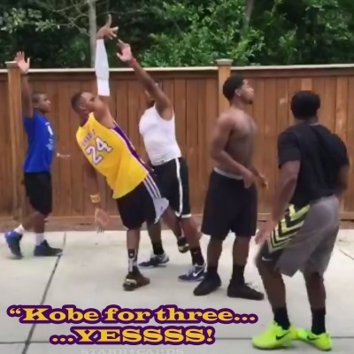 Brandon Armstrong @BdotAdot5 impersonates Kobe Bryant in Twitter video