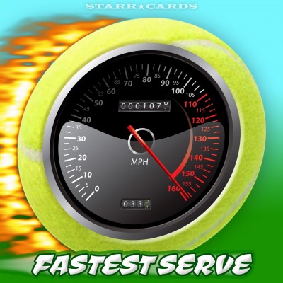 Can the fastest tennis serves exceed 160 miles per hour