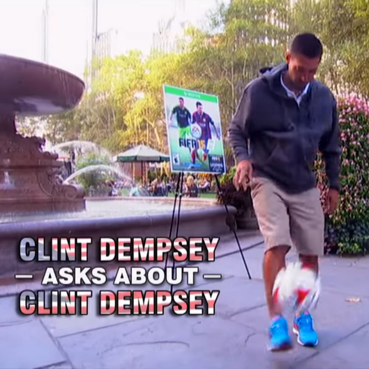 Clint Dempsey asks New Yorkers about Clint Dempsey