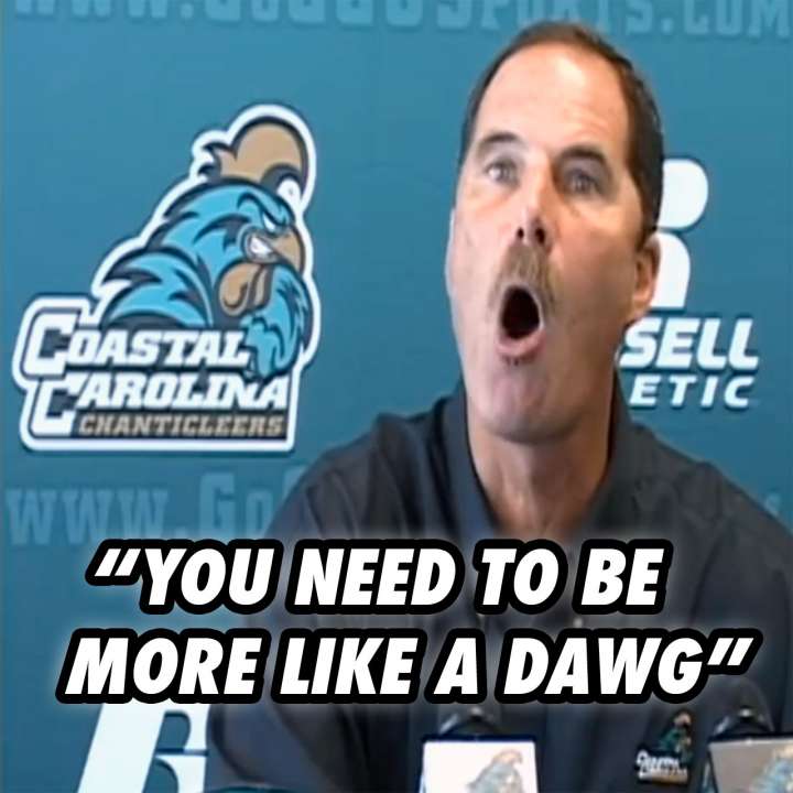 Coastal Carolina football coach David Bennett rants about cats and dogs