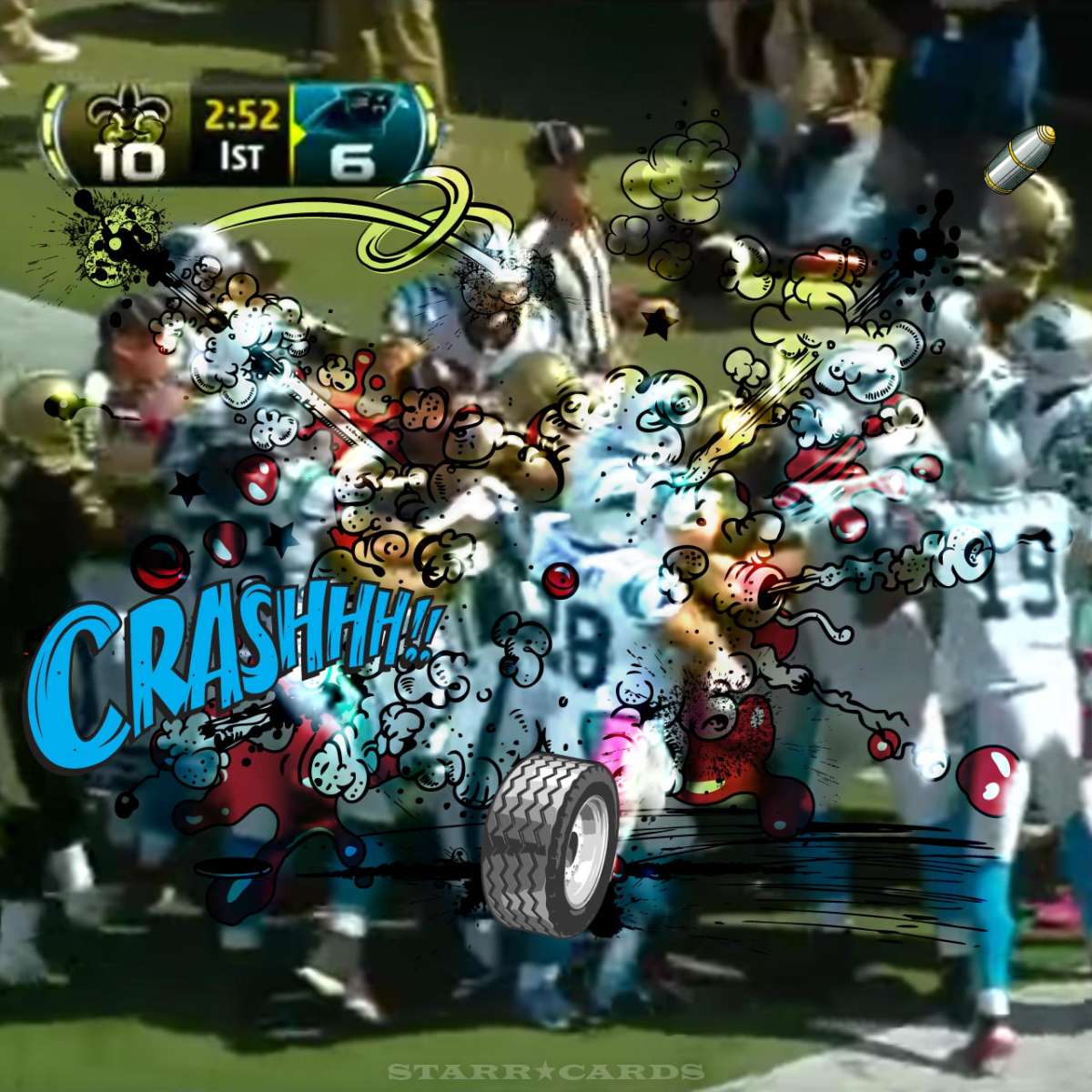 Panthers, Saints and Texans dominate top 5 craziest NFL onfield fights