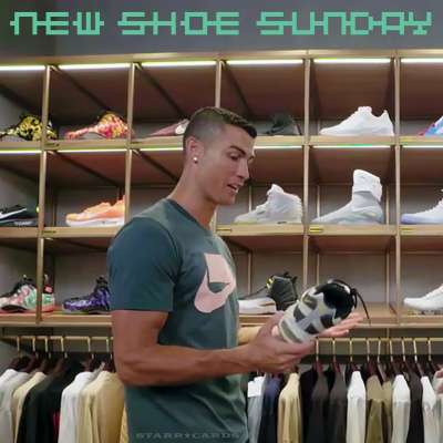 Cristiano Ronaldo goes shoe shopping in Beijing, China