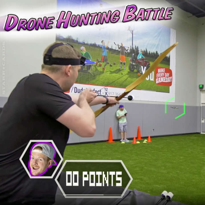 Drone hunting battle with Dude Perfect