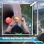 Faviu Cernescu juggles peaches atop the Trbovlje Chimney in Slovenia