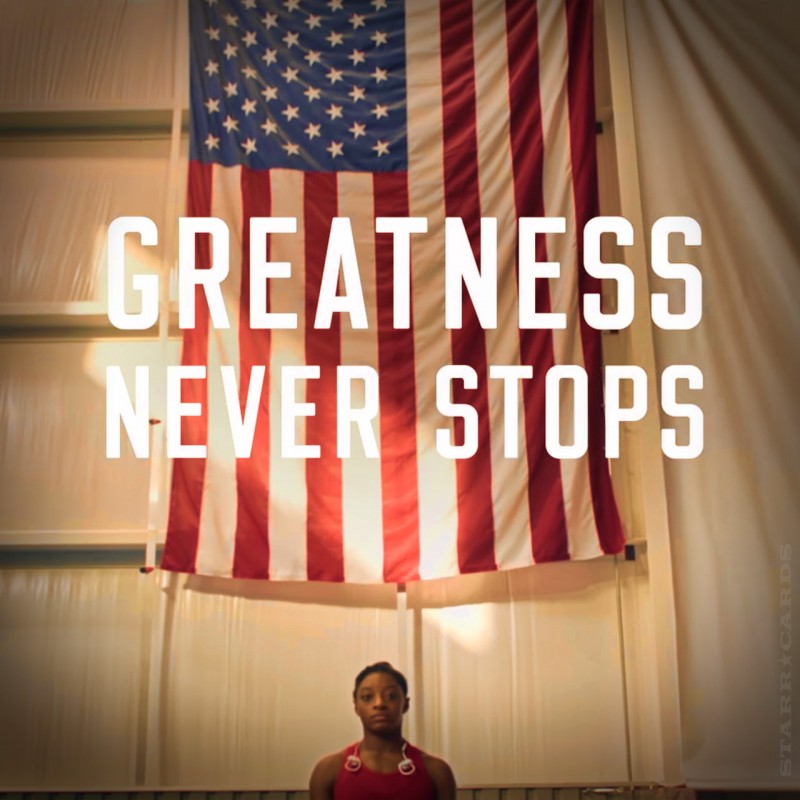 Greatness Never Stops: Simone Biles in Beats by Dre ad