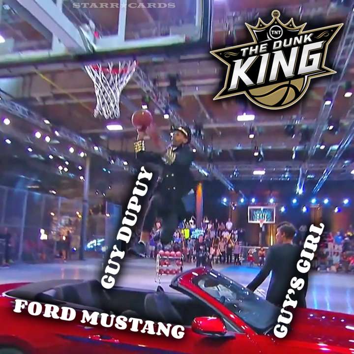 Guy Dupuy wins the second season of TNT's 'Dunk King' after jumping a Ford Mustang