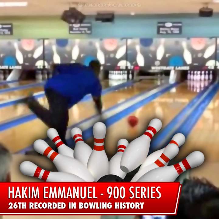 Hakim Emmanuel bowling 900 series