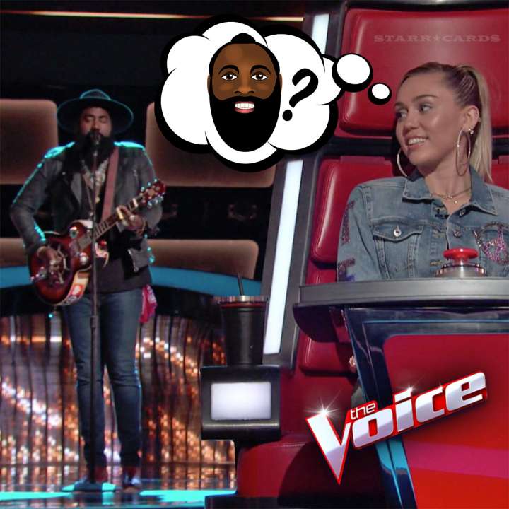 James Harden lookalike Nathan Graham performs on 'The Voice'