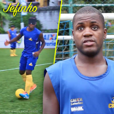 Jefinho, the Paralympic Pelé, leads Brazil's blind soccer team