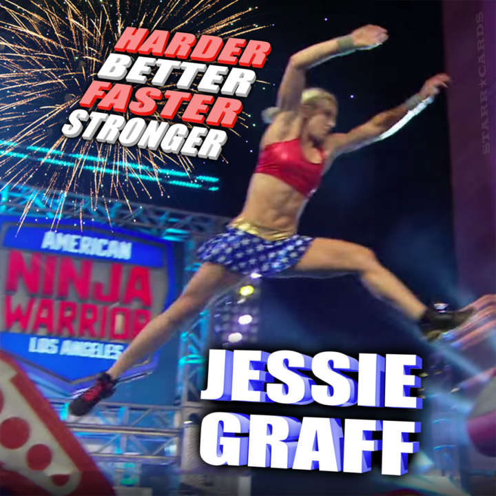 Jessie Graff at 'American Ninja Warrior' LA Qualifiers