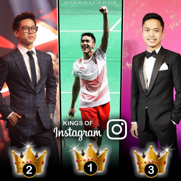 Kings of Badminton: Jonatan Christie, Kevin Sanjaya, Anthony Sinisuka Ginting tops in Instagram followers