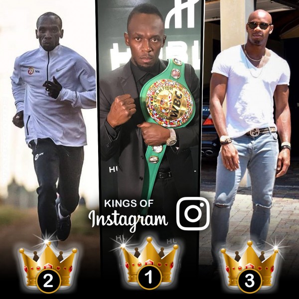 Kings of Instagram: Usain Bolt, Eliud Kipchoge, Asafa Powell tops among runners