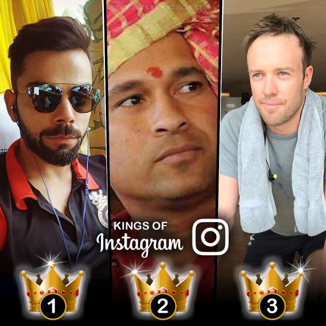 Kings of Instagram: Virat Kohli, Sachin Tendulkar, AB de Villiers have most followers among cricket stars