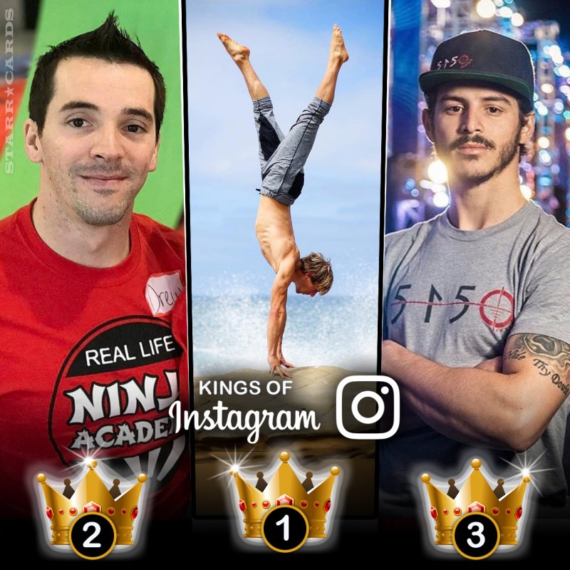 Kings of Ninja Warrior: Nicholas Coolridge, Drew Drechsel, Flip Rodriguez tops in Instagram followers