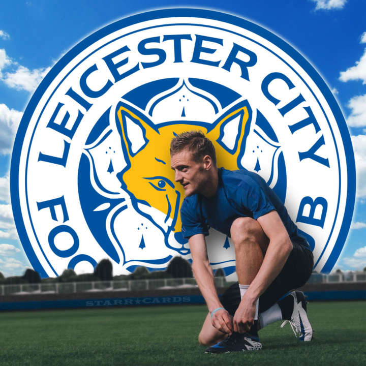 Leicester City striker Jamie Vardy