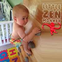 "Little Zen Monkey" Ellie was climbing as a baby