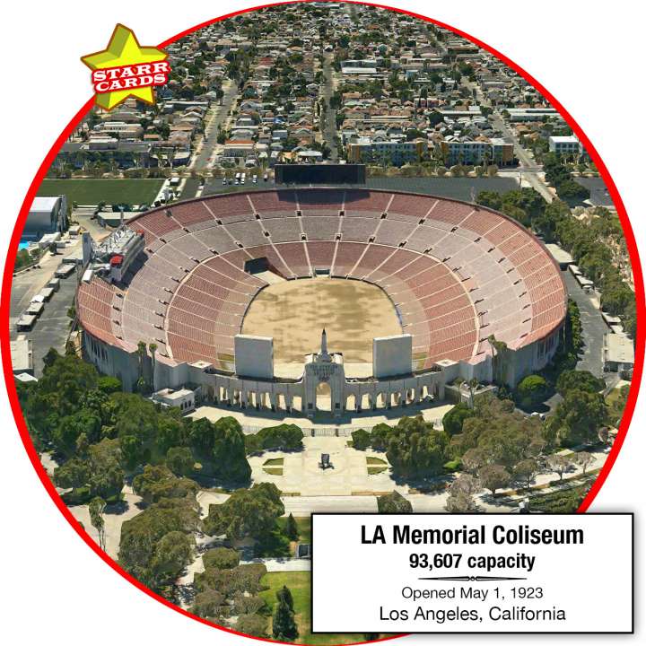 Los Angeles Memorial Coliseum, Los Angeles, California: Home to the USC Trojans