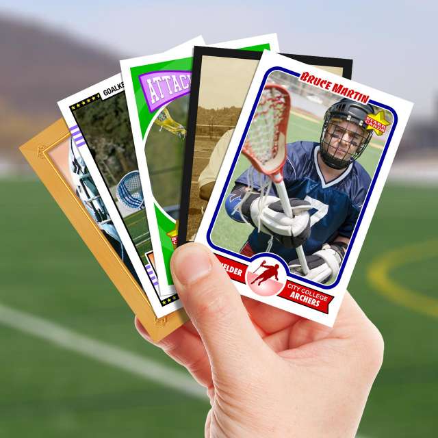 Make Your Own Lacrosse Card