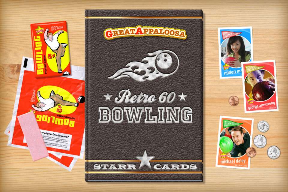 Make your own retro bowling card with Starr Cards.