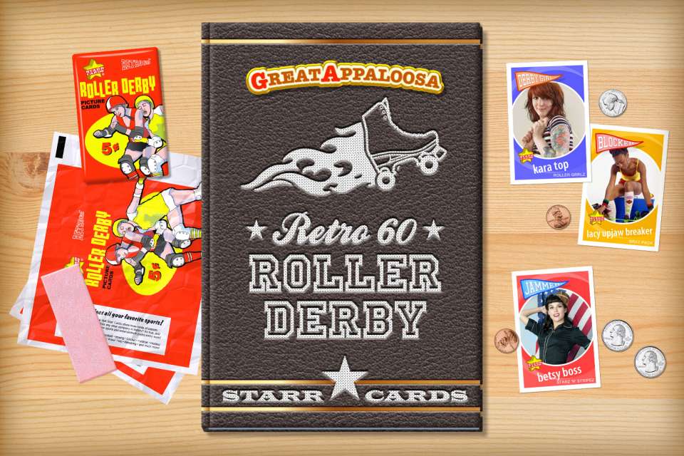 Make your own retro roller derby card with Starr Cards.