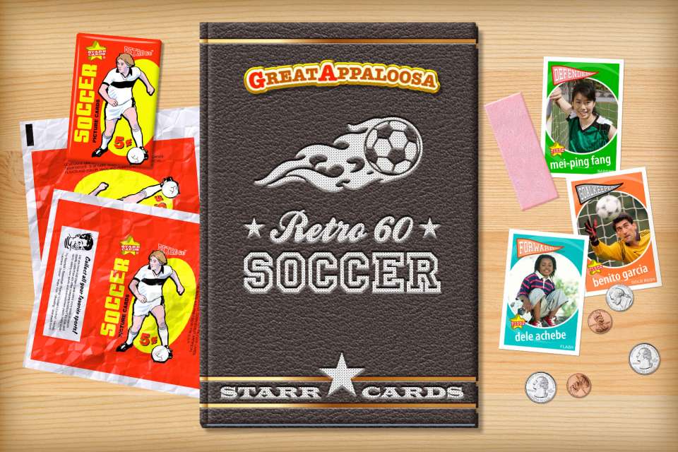 Make your own retro soccer card with Starr Cards.