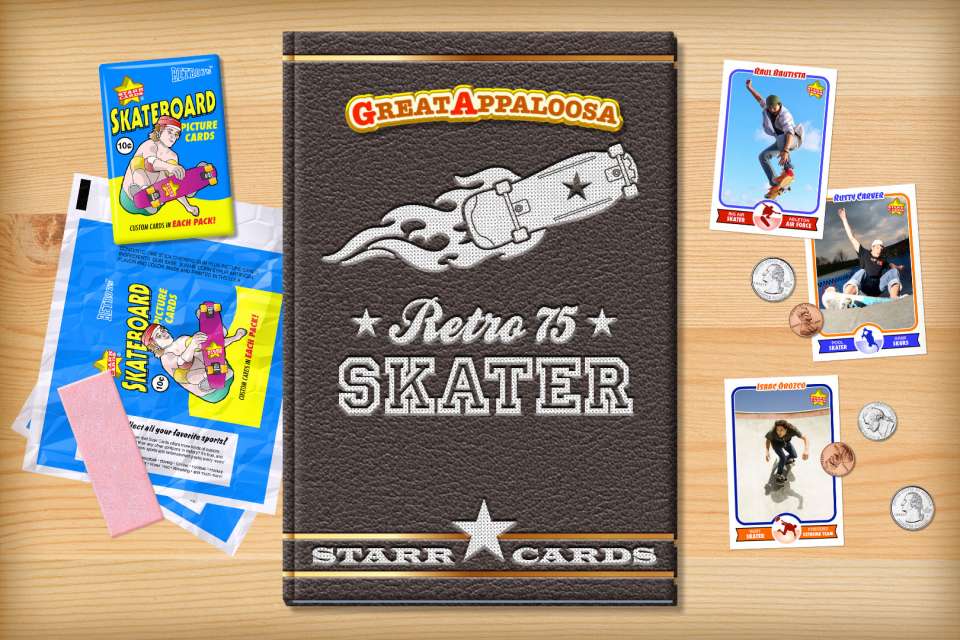 Make your own retro skater card with Starr Cards.