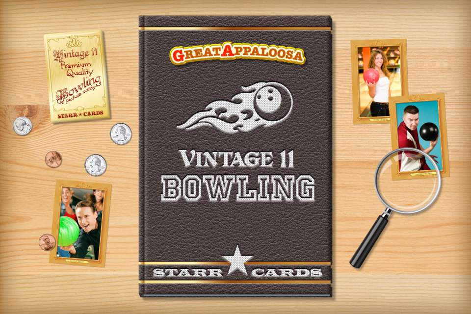 Make your own vintage bowling card with Starr Cards.