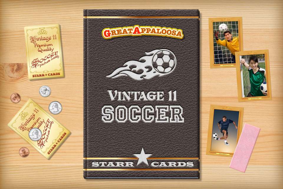 Make your own vintage soccer card with Starr Cards.