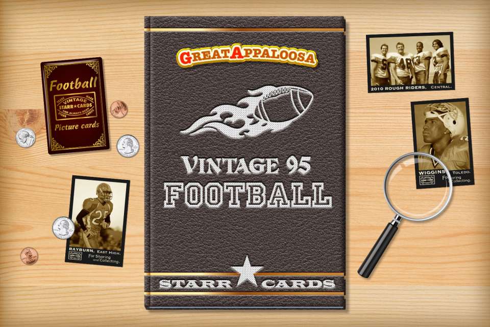 Make your own vintage football card with Starr Cards.