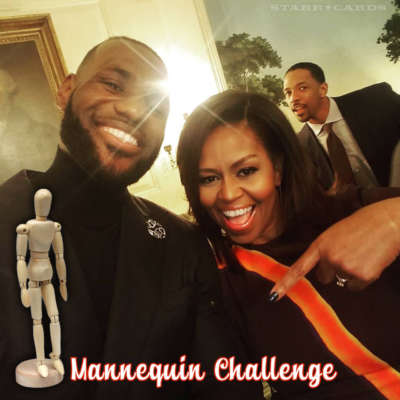 Mannequin Challenge with LeBron James, Michelle Obama, and Channing Frye
