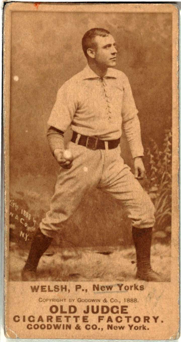 Mickey Welch baseball card from Goodwin & Co.