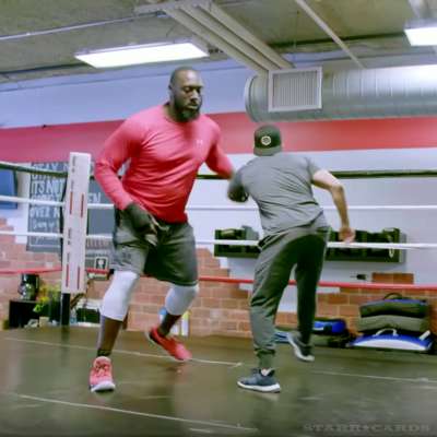 Mo Wilkerson practices MMA at UFC Gym in Hoboken, New Jersey