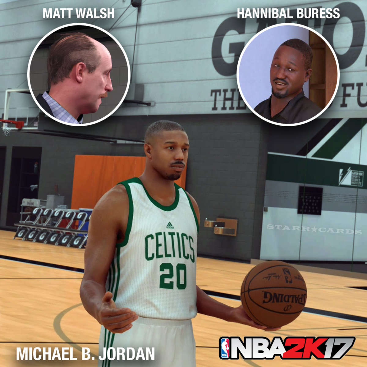 NBA 2K17's MyCareer Mode Stars Michael B. Jordan, Hannibal Buress