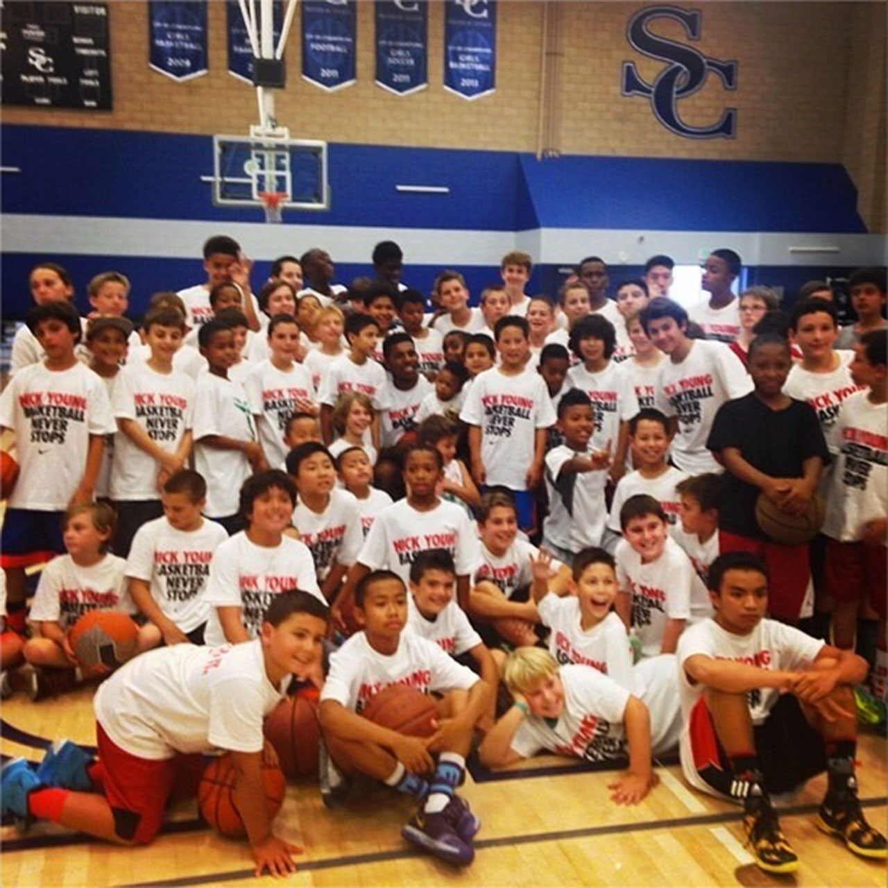 Nick Young basketball camp video goes viral