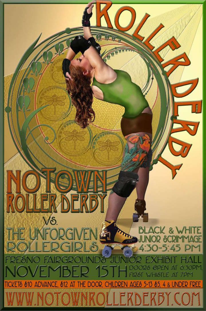 NOtown Roller Derby Poster