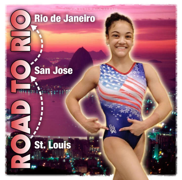 On the road to Rio 2016 Olympic Games with Laurie Hernandez