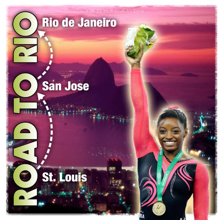 On the road to Rio 2016 Olympic Games with Simone Biles