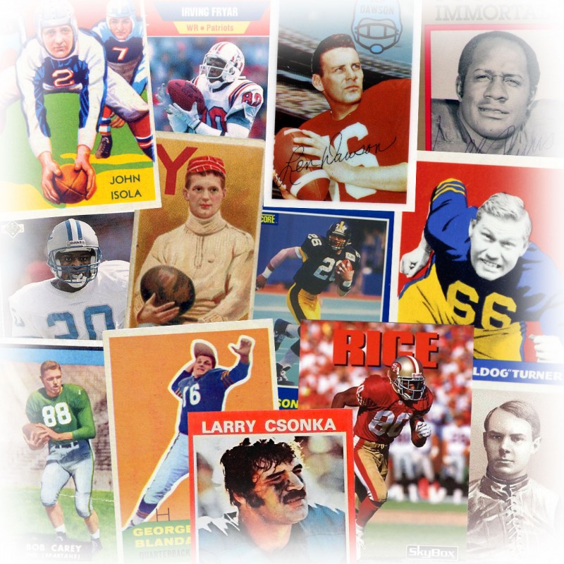 Pictorial history of football cards