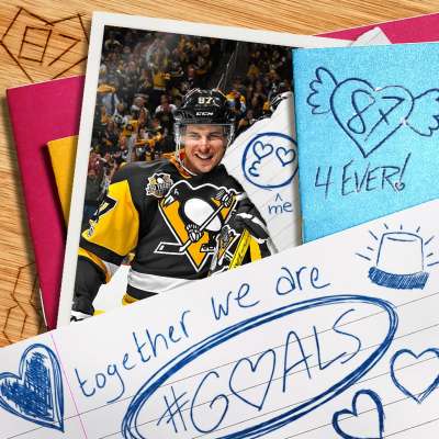 Pittsburgh Penguins Valentine from Sidney Crosby