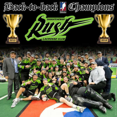 Saskatchewan Rush: 2015 and 2016 National League Lacrosse Champions