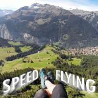 Speedflying with Jamie Lee in the Swiss Alps