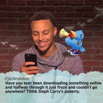 Steph Curry reads mean tweets about himself on 'Jimmy Kimmel Live'