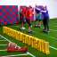 Team Edge plays hoverboard football on indoor field