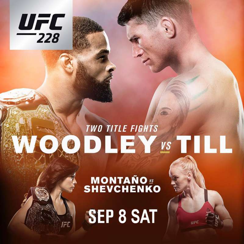 UFC 228 Tyron Woodley vs Darren Till