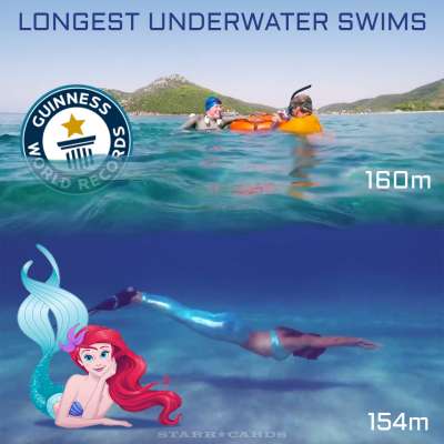 Veronika Kravtcova bests Marina Kazankova for longest underwater swim world record