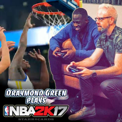 Warriors power forward Draymond Green plays NBA 2K17