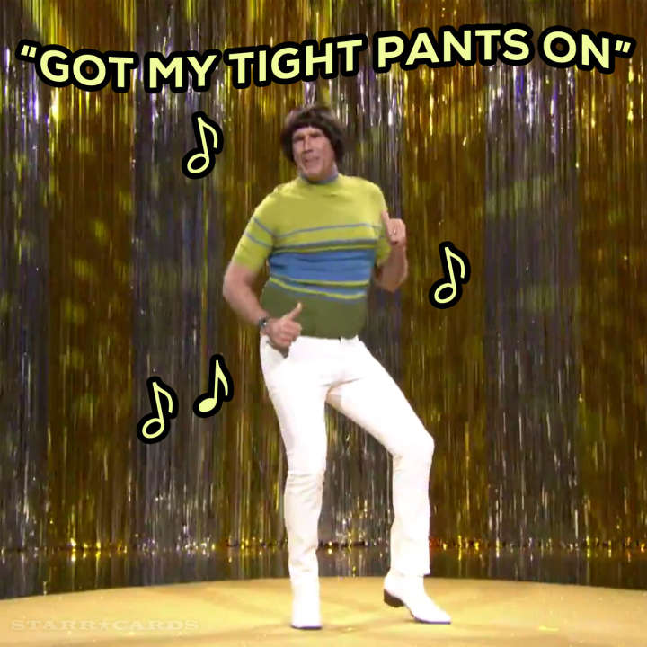 Will Ferrell has got his tight pants on